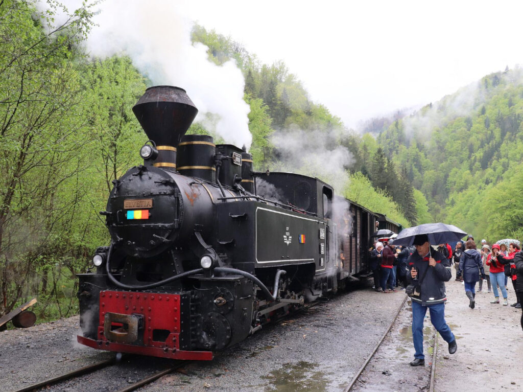 steam train rides in Romania